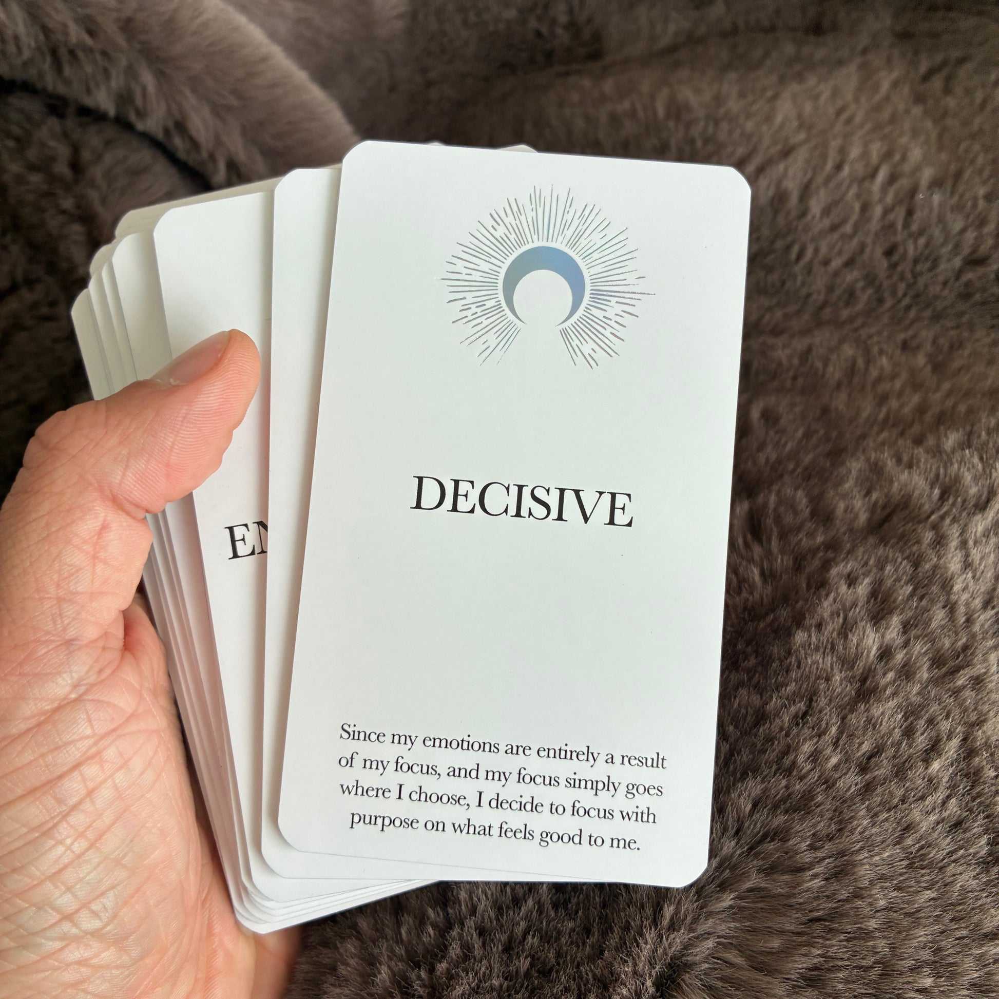 Daily Affirmation card from Emotions I Love to Feel